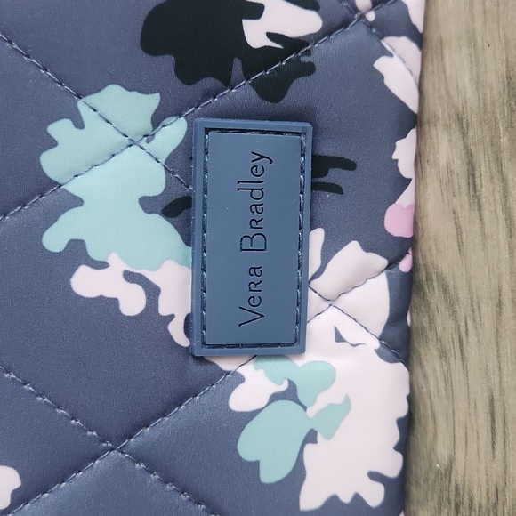 Vera Bradley Blue & Floral Matching Wallet and Purse Set - Picture 2 of 16